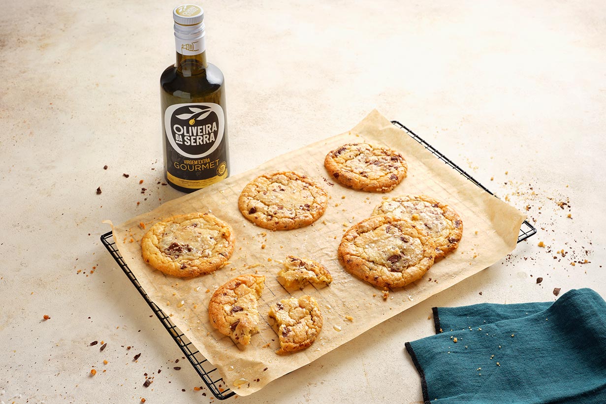 Cookies de Chocolate e Azeite