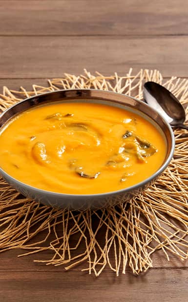 Creme de legumes com espinafres