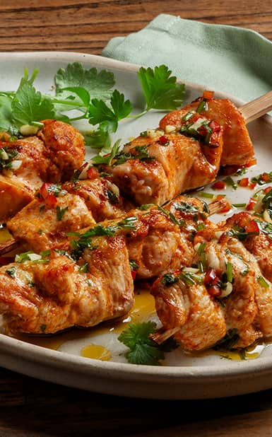 Espetadas de Frango na Air fryer