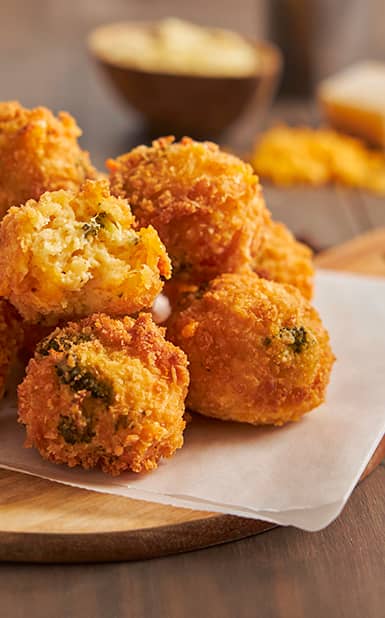 Bolinhos de Queijo e Brócolos