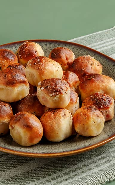 Bolinhas de pizza na air fryer