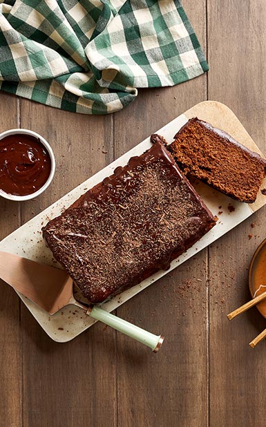 Bolo de chocolate e azeite