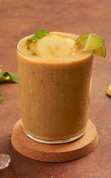 Cocktail de banana e limão