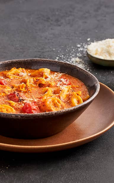 Sopa Cremosa de Tortellini Toscana