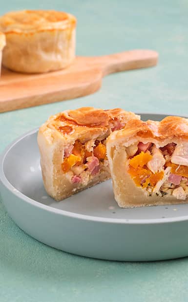 Empada de Frango e Cenoura