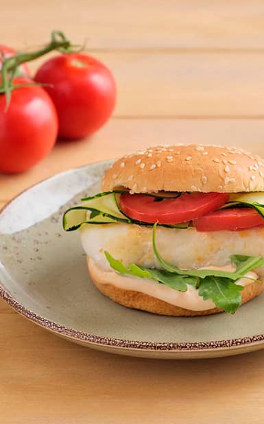Hambúrguer de pescada