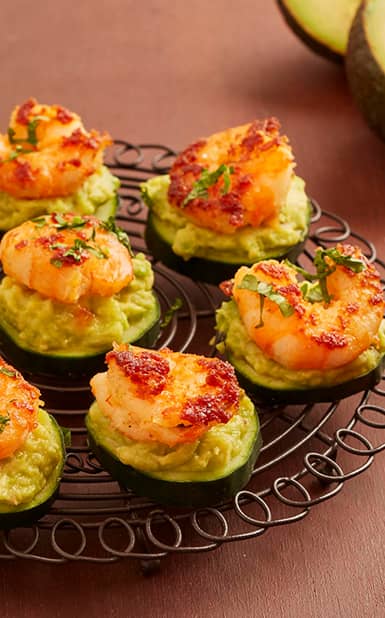 Pepino Com Abacate e Camarão